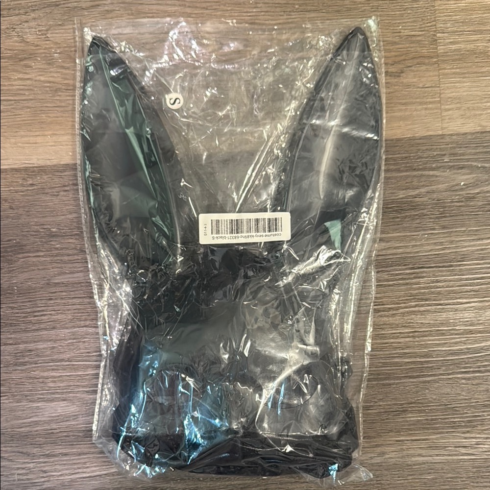 Sexy Black Costume Body Suit and Bunny Face Mask